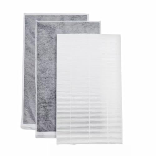 CHNPOFNT空気清浄機代替フィルタは、RHF-401,HXF-B40,RHF-404-W,HXF-C40-W 空気清浄機と互換性があり、フィルタ型番：RHF-401TF,RHF-401HF。 [並行輸入品]